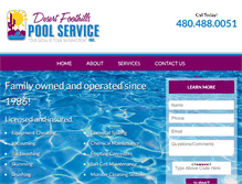 Tablet Screenshot of dfpools.com